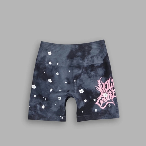 NWT Limited Edition: Darc Sport Cherry Blossom Workout Seamless Shorts - Picture 4 of 10